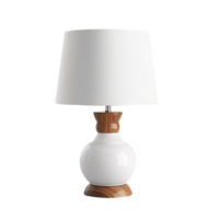 AI generated Blank White Lamp isolated on png background