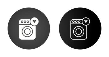 Smart Washing Machine Vector Icon