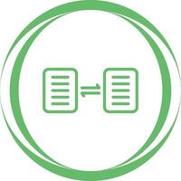 Document Sharing Vector Icon