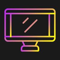 Monitor Vector Icon
