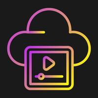 Video Hosting Vector Icon