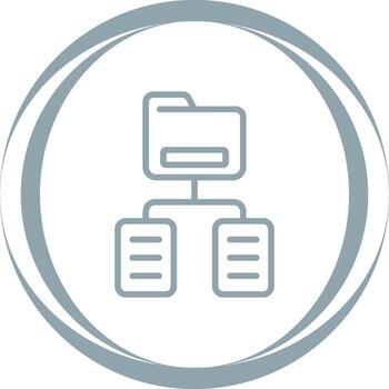 documento clasificación vector icono