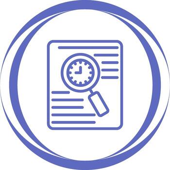 Document Tracking Vector Icon