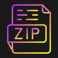 ZIP Vector Icon