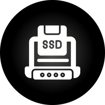 Solid State Drive Vector Icon