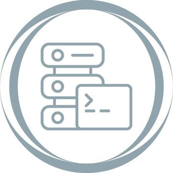 SSH Hosting Vector Icon