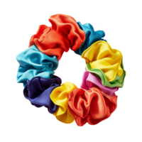 ai gegenereerd scrunchies geïsoleerd Aan PNG achtergrond