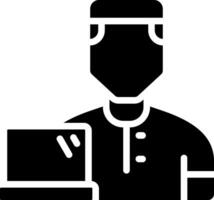 User Working Vector Icon