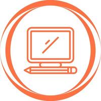 Desktop Computer Vector Icon