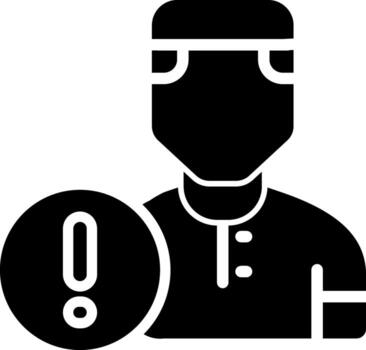 precaución vector icono