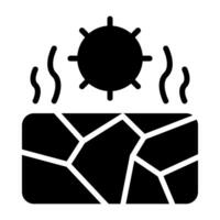 Drought Vector Icon