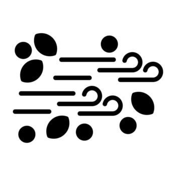 icono de vector de viento