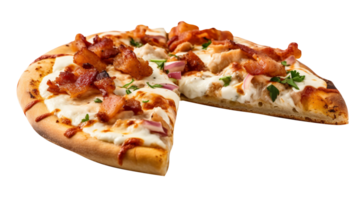 AI generated Delicious Pizza isolated on png background