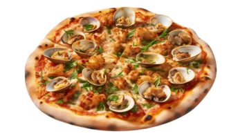 ai gerado delicioso pizza isolado em png fundo