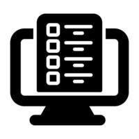 Computer Vector Icon