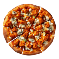 ai gerado delicioso pizza isolado em png fundo