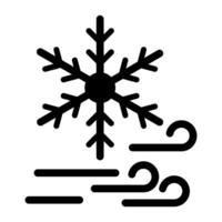 icono de vector de copo de nieve