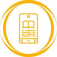 E book Reader Vector Icon