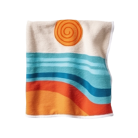 AI generated Beach Towel isolated on png background