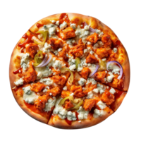 AI generated Delicious Pizza isolated on png background