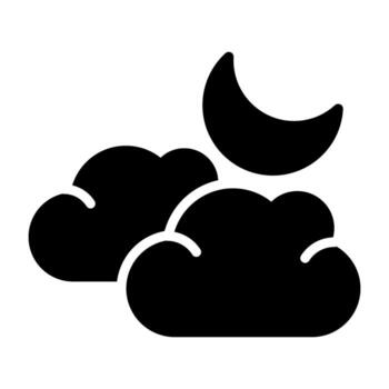 icono de vector de nube