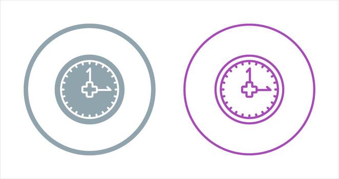 icono de vector de reloj