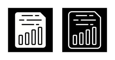 Document Insert Chart Vector Icon