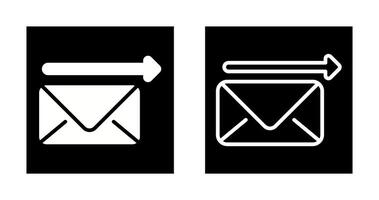 Envelope with arrow Vector Icon