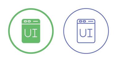 User Interface Design Vector Icon