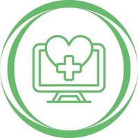 icono de vector de computadora