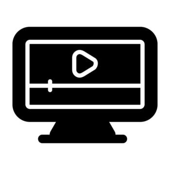 Computer Vector Icon