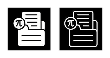 Document Insert Formula Vector Icon