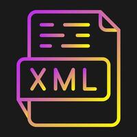 XML Vector Icon