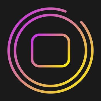 Stop Button Vector Icon