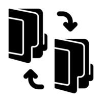 Folder Management Vector Icon