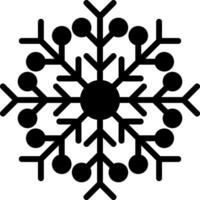 icono de vector de copo de nieve