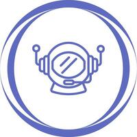 Astronaut Helmet Vector Icon