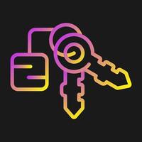Keychain Vector Icon