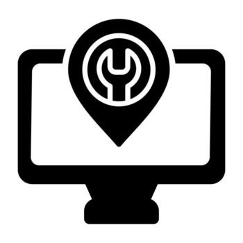 Computer Vector Icon