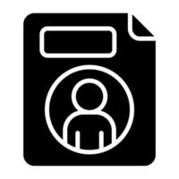 Personal File Vector Icon