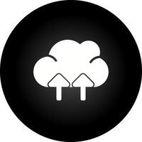 icono de vector de nube