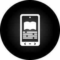 E book Reader Vector Icon