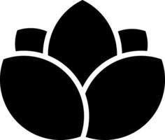 Lotus flower Vector Icon