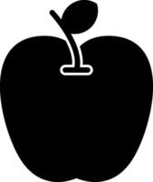 icono de vector de manzana