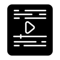 Video Vector Icon