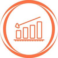 Chart Decreasing Vector Icon