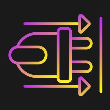 icono de vector de enchufe