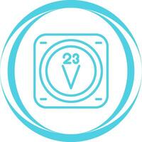 Vanadium Vector Icon