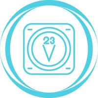 Vanadium Vector Icon