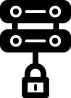 Server Security Vector Icon
